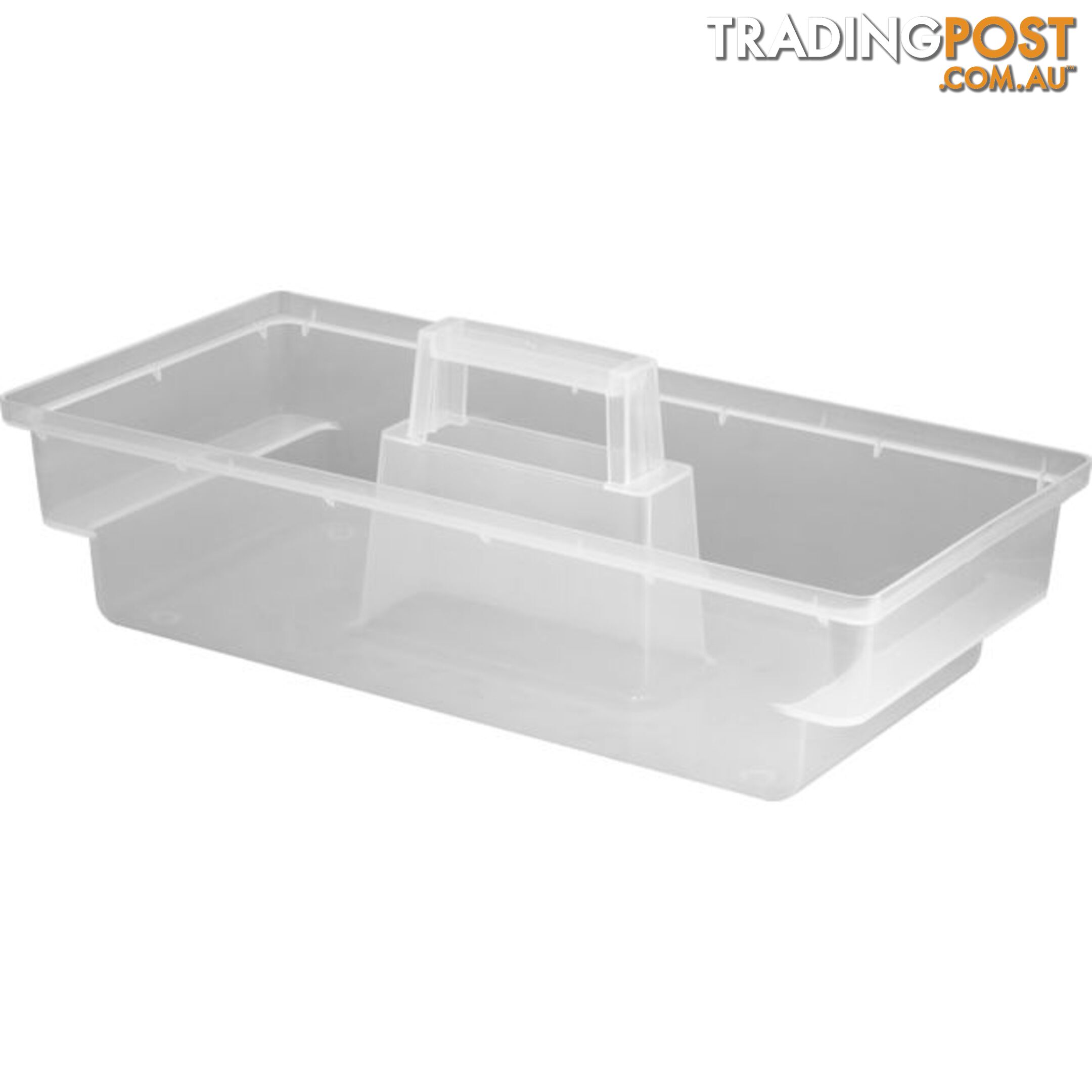 1H008 CLEAR PLASTIC CARRY CADDY LARGE FISCHER