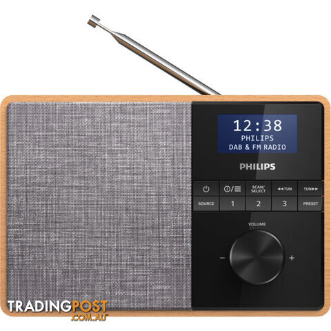 TAR5505 WOODEN CABINET DAB RADIO BLUETOOTH KITCHEN TIMER - photo 2 of 4
