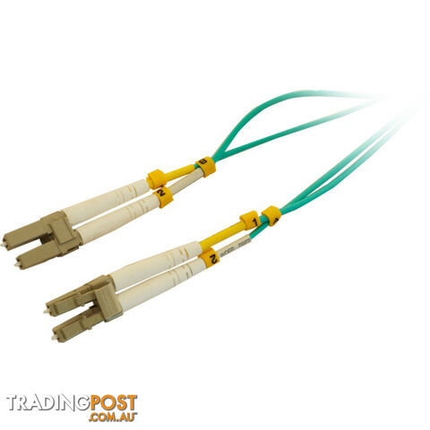 FP7620 2M MM FIBRE PATCH LEAD LC-LC OD 3.0MM DX 50/125 OM3 LSZH