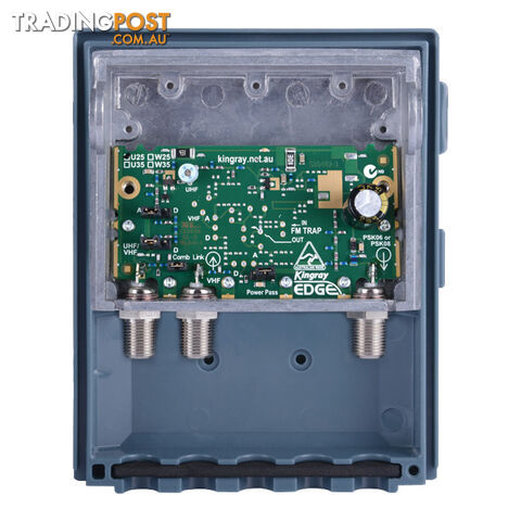 MHU25FS 25DB UHF MASTHEAD AMPLIFIER WITH LTE/4G FILTERING KINGRAY
