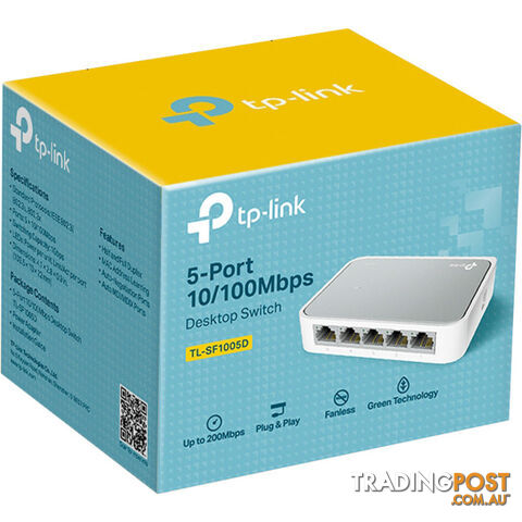 TLSF1005D 5 PORT ETHERNET SWITCH / HUB MINI DESKTOP 10/100M TP-LINK - photo 3 of 3