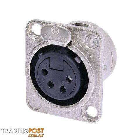 PD5682 4 PIN PANEL XLR SOCKET NEUTRIK