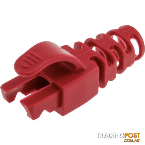 PK4025 6.5MM RED RJ45 RUBBER BOOT FOR CAT5E/6 STYLE B