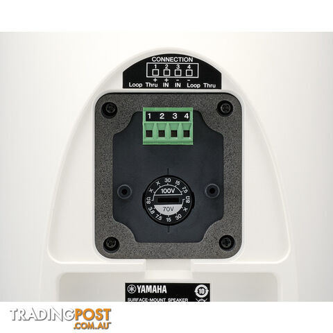 VXS5V2 5" 2 WAY SURFACE MOUNT SPEAKER BLACK 8 OHM & 100V LINE YAMAHA - photo 2 of 2
