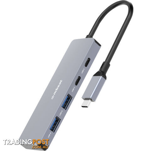 XCH01GRY ELITE 4-PORT 10GBPS USB-C GEN 2 HUB 2A+2C
