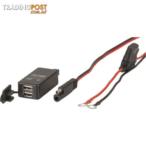 PS2013 12V 24V DC DUAL USB CHARGER VOLT DISPLAY