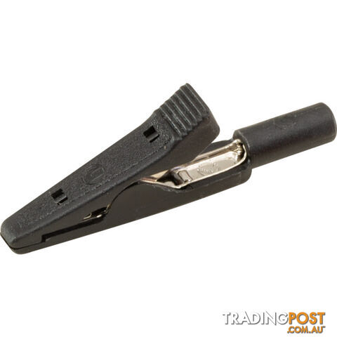 MA1B SMALL HIRSCHMANN CLIP - BLACK ALLIGATOR TEST LEAD ADAPTOR - photo 4 of 4