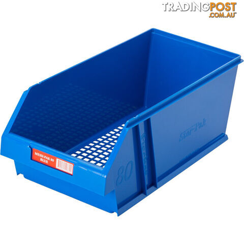 MESHPAK80BL LARGE PARTS DRAWER BLUE MESH BOTTOM