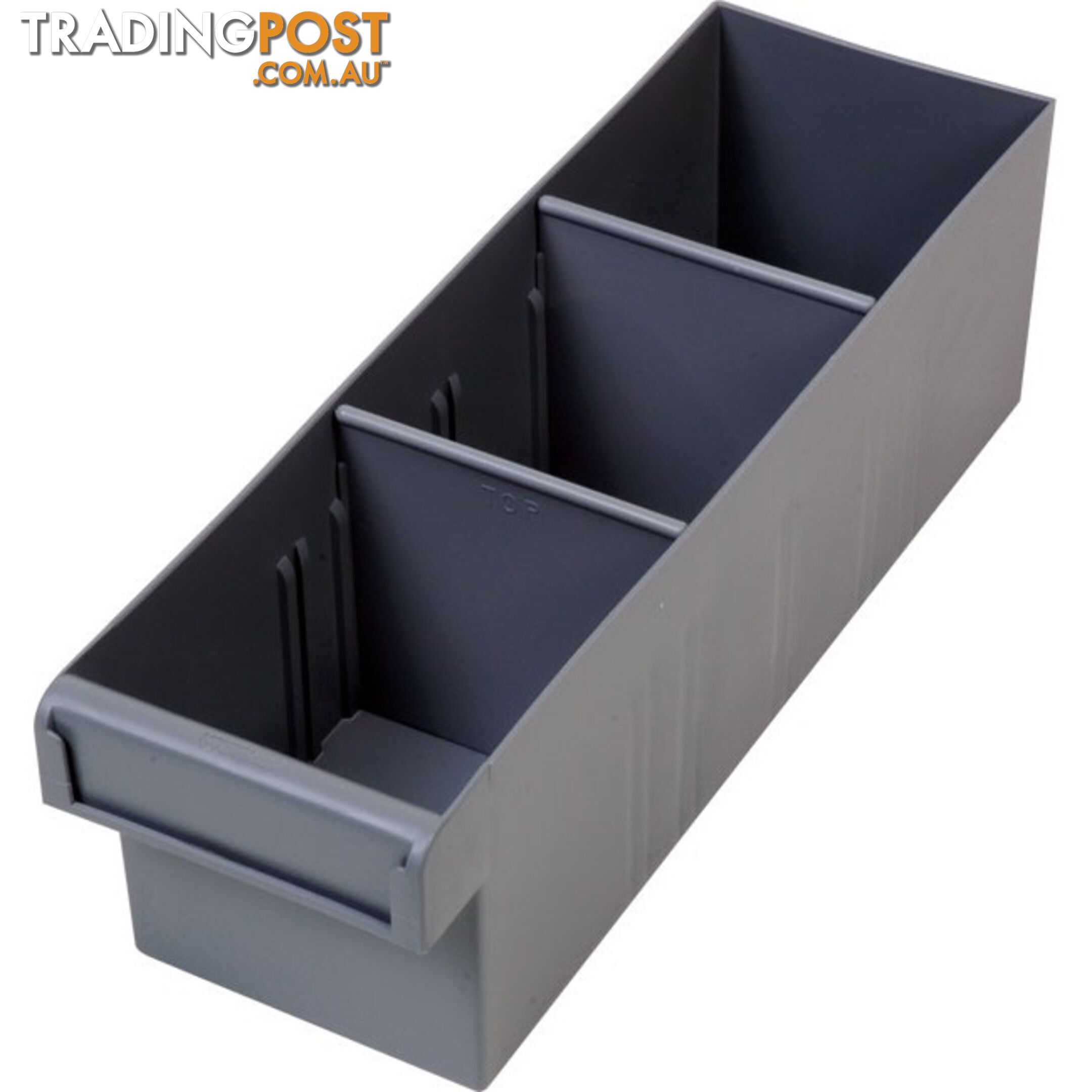 1H012GR GREY 300MM MEDIUM PARTS TRAY STORAGE DRAWER WITH DIVIDERS