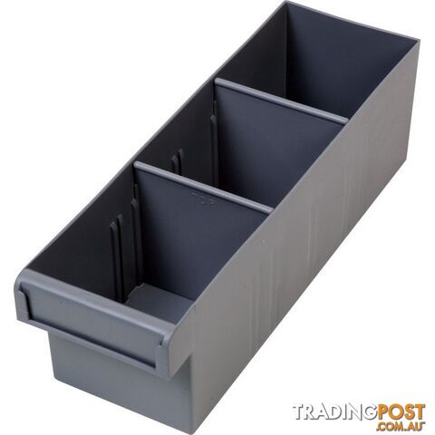 1H012GR GREY 300MM MEDIUM PARTS TRAY STORAGE DRAWER WITH DIVIDERS