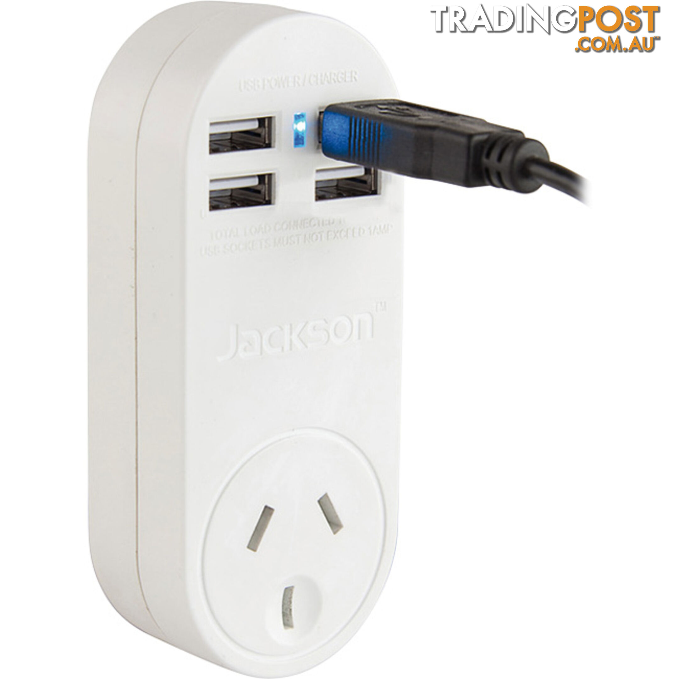 PT4USB POWER OUTLET WITH 4 USB PORTS JACKSON