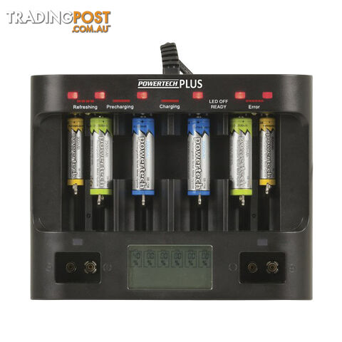 MB3555 UNIVERSAL BATTERY CHARGER WITH LCD DISPLAY