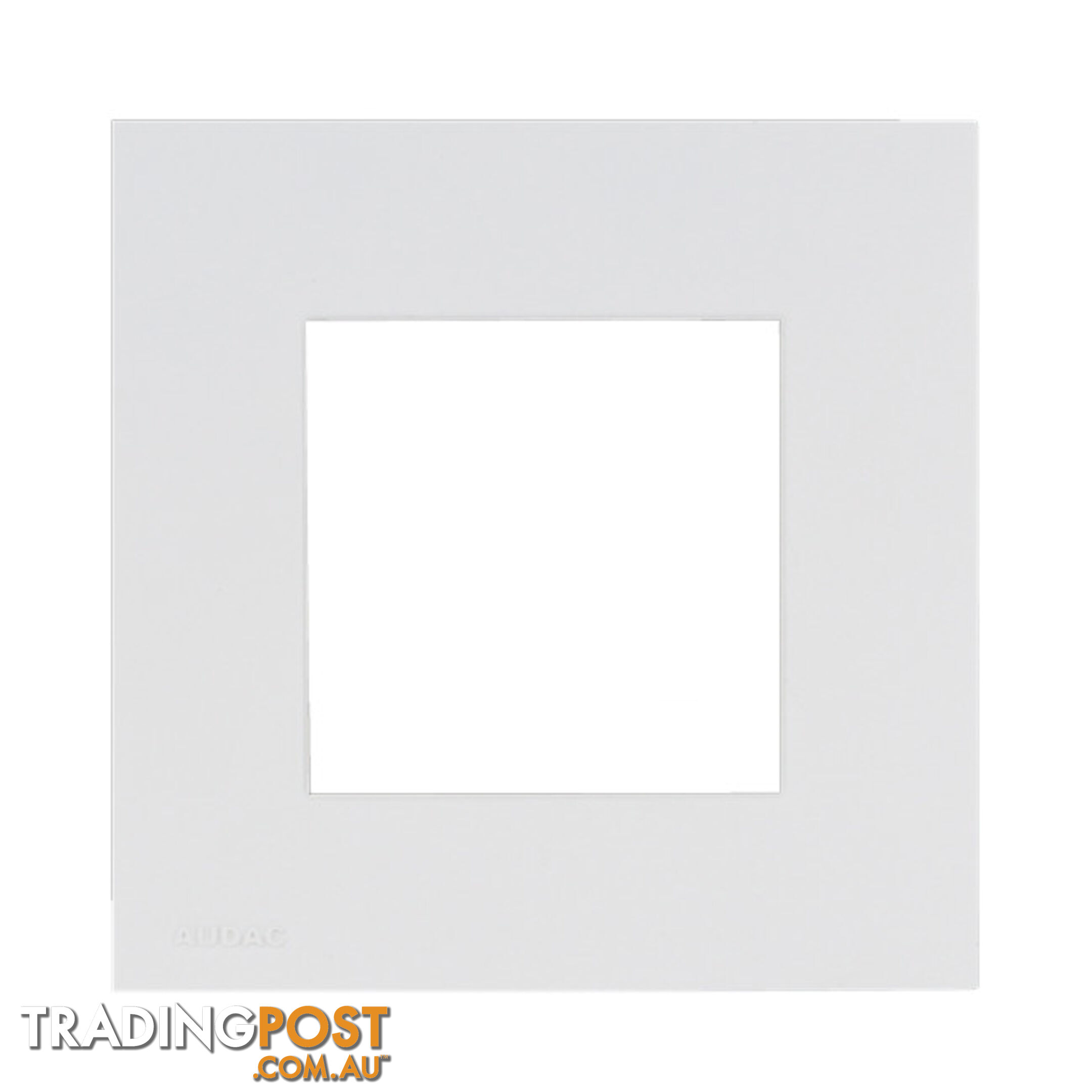 CF45SHW MOUNTING FRAME COVER PLATE WHITE ONE UNIT 45X45MM