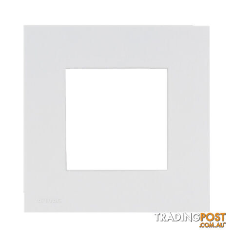 CF45SHW MOUNTING FRAME COVER PLATE WHITE ONE UNIT 45X45MM