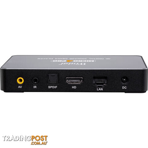 MICRO4PRO 4K DIGITAL SIGNAGE/MEDIA PLAYER WIFI FTP WATCHDOG IR AUTO RESUME USB MICRO SD - photo 5 of 7
