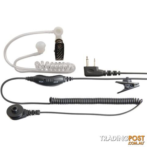 HS010 CLEAR EAR-TUBE SECURITY KIT SUIT TX665/675/685/6150 GME - photo 2 of 3