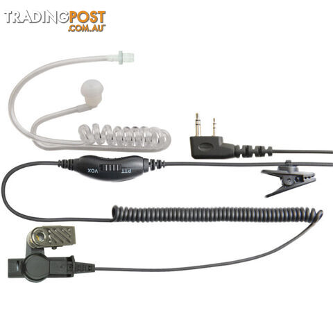 HS010 CLEAR EAR-TUBE SECURITY KIT SUIT TX665/675/685/6150 GME