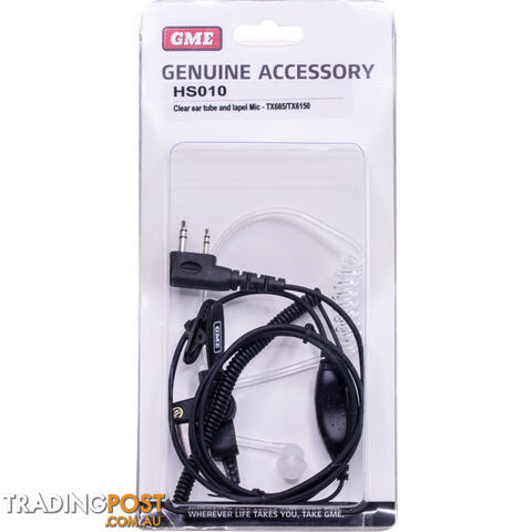 HS010 CLEAR EAR-TUBE SECURITY KIT SUIT TX665/675/685/6150 GME - photo 3 of 3