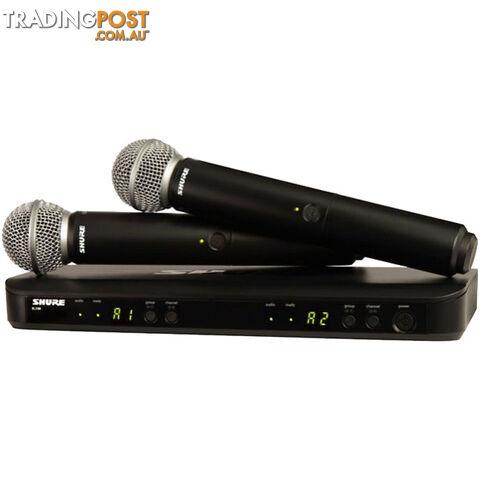 BLX288B58-M17 DUAL HAND HELD SYST 662-686MHZ 2X BLX2B58 MIC - 1X BLX88 RX