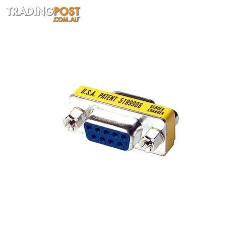 PJ7009 DB9 PIN SOCKET TO SOCKET GENDER BENDER
