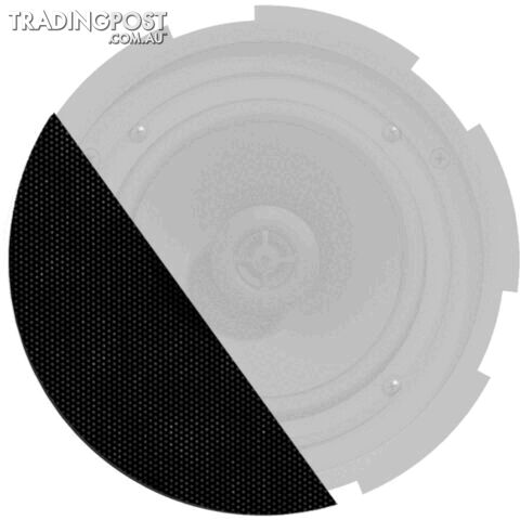 GLI08OB TWIST FIX GRILL SUITS CIRA824AND CIRA840D - OUTDOOR USE BLACK
