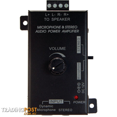 PRO1328 STEREO AUDIO POWER AMPLIFIER MICROPHONE AND STEREO CLASS D - photo 3 of 5