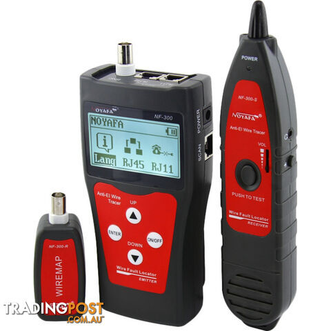 NF300 NETWORK COAX CABLE TESTER FLASHING PORT FUNCTION