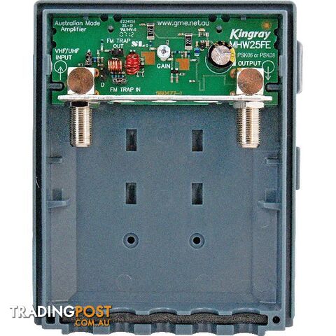 MHW25FE 25DB ECONOMY 'F' TYPE MASTHEAD AMP WITH LTE/4G FILTERING