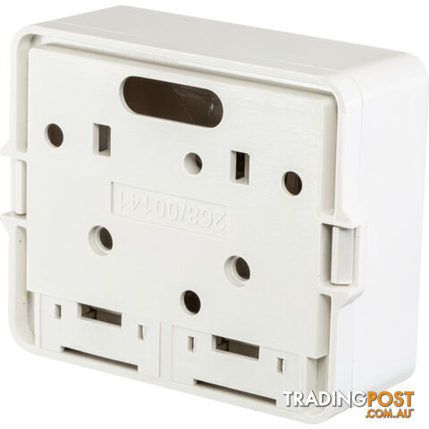 SMBT2C6 DUAL CAT6 SURFACE MOUNT SOCKET TELSTRA APPROVED - photo 3 of 10