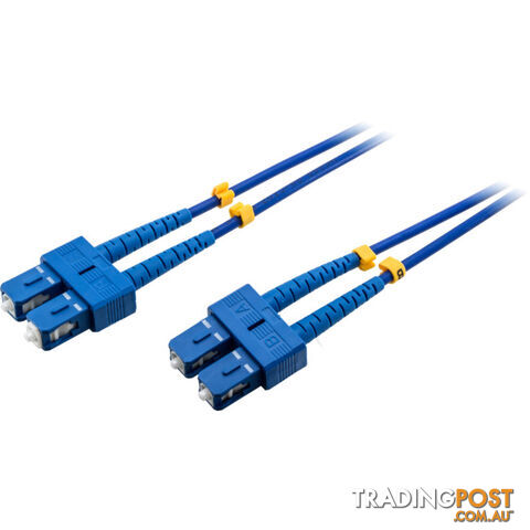FIB100OD OUTDOOR OS2 FIBRE CABLE - 100M SC-SC SM 100M ARMOURED DX LSZH