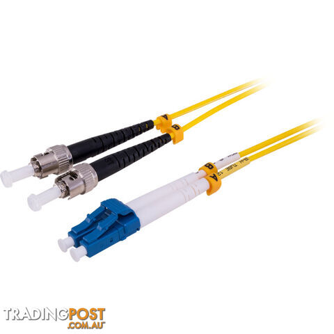 FP7672 2M SM FIBRE PATCH LEAD ST-LC SMDX DUPLEX LSZH OS2