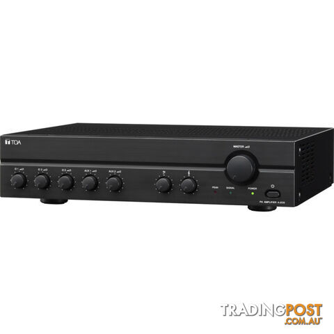 A2030D TOA 30W- 100V ONLY PA AMP 3X MIC, 2X AUX IP - VOX MUTING
