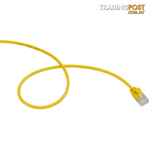 LC6SL0025YL 0.25M SLIM CAT6 PATCH LEAD YELLOW ULTRA THIN - photo 3 of 3