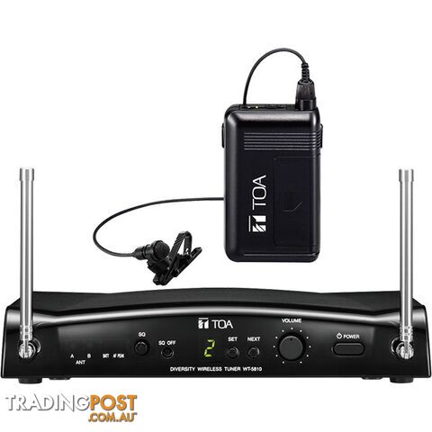 WS5325M WIRELESS LAPEL MICROPHONE KIT TOA