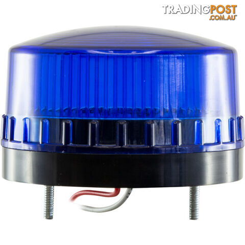 LTE5061J 12V DC BLUE LED STROBE LIGHT BUILT-IN REVERSE SIREN