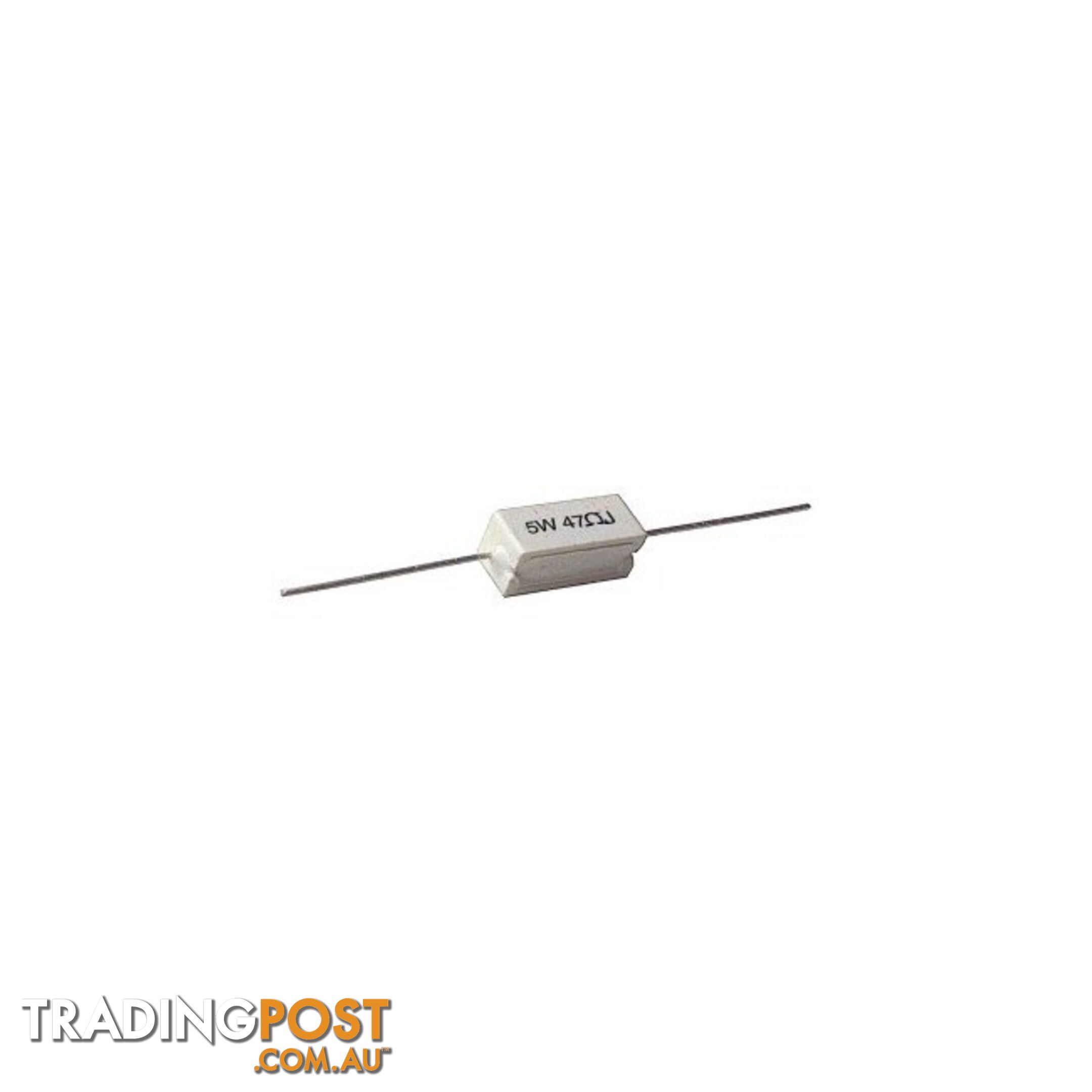 PW5-100R 100 OHM WIREWOUND RESISTOR PW5 5 WATT