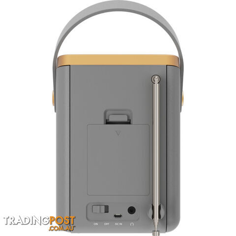 LSFGRY PORTABLE DAB RADIO WITH BLUETOOTH GREY LITTLE SHELFORD - photo 4 of 9