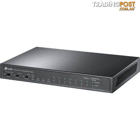 TLSL1311MP 11 PORT POE SWITCH WITH 8 POE+ 124W METAL