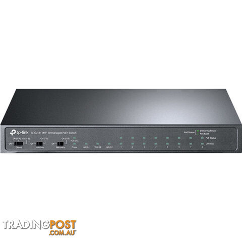 TLSL1311MP 11 PORT POE SWITCH WITH 8 POE+ 124W METAL - photo 2 of 3