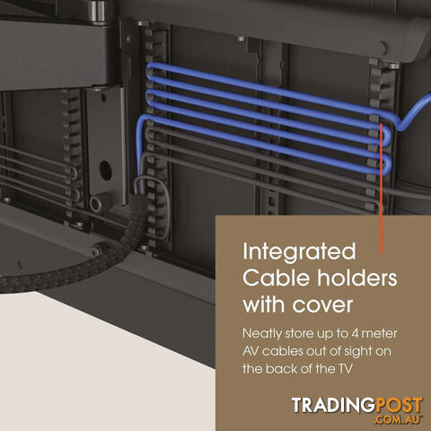 TVM7675 SIGNATURE SERIES 40"-77" 35KG MOTORISED WALL MOUNT MOTION MOUNT APP -3D LEVELLING