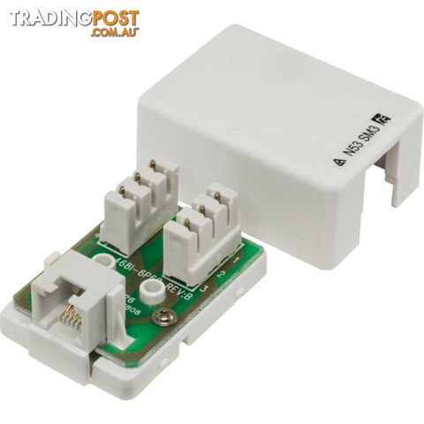 SM366IDC/WHT MINI 6P6C SURFACE MOUNT SOCKET RJ12 IDC PUNCH IN TERMINATION - photo 4 of 4