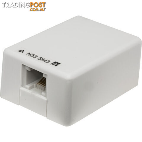SM366IDC/WHT MINI 6P6C SURFACE MOUNT SOCKET RJ12 IDC PUNCH IN TERMINATION