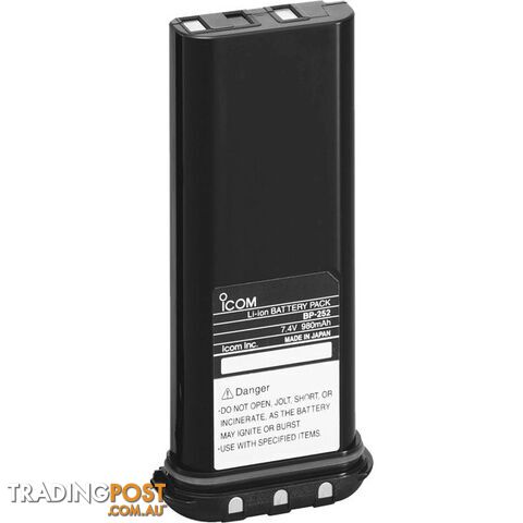 BP252 7.4V 980MA LI-ION BATTERY SPARE PACK SUIT ICM35 ICOM