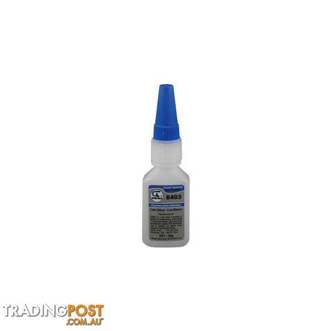 8403-20G 8403 LOW ODOUR/BLOOM ADHESIVE CYANOACRYLATE