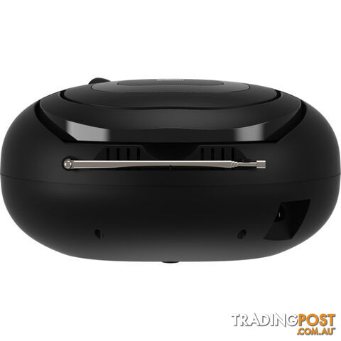 CD200BLK PORTABLE BLUETOOH CD PLAYER OAKCASTLE BOOMBOX BLACK - photo 5 of 6