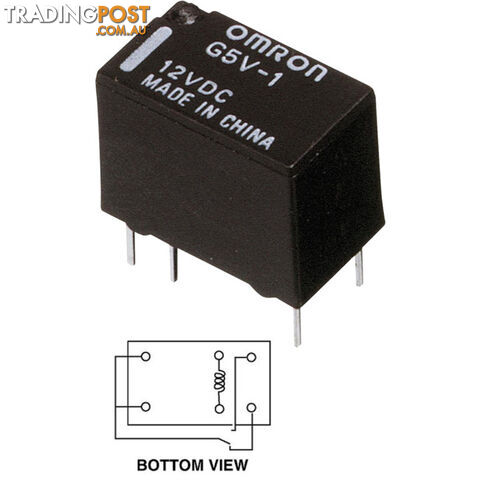 FBR211CD012 12V DC 2A MINI RELAY FUJITSU SINGLE POLE DOUBLE THROW