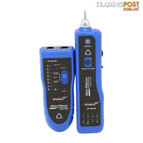NF801B MULTIFUNCTION CABLE DETECTOR CABLE TRACER LAN TESTER BLUE