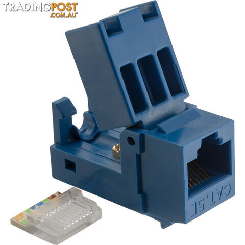 EZSJC5-BLU EZ-SNAPJACK CAT5E BLUE SOCKET PLATINUM TOOLS RJ45 MECH