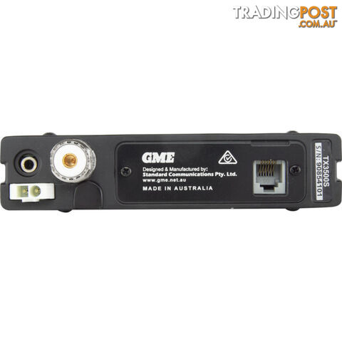 TX3500S 5W 80CH DSP UHF TRANSCEIVER WITH SCANSUITE - GME - photo 4 of 6