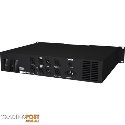 QM1000P 3 CHANNEL POWER AMP 2 X 300W AND 1 X 660W